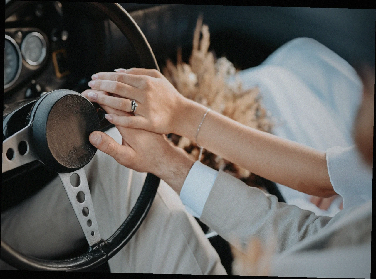 Trouwauto in gemeente De Wolden