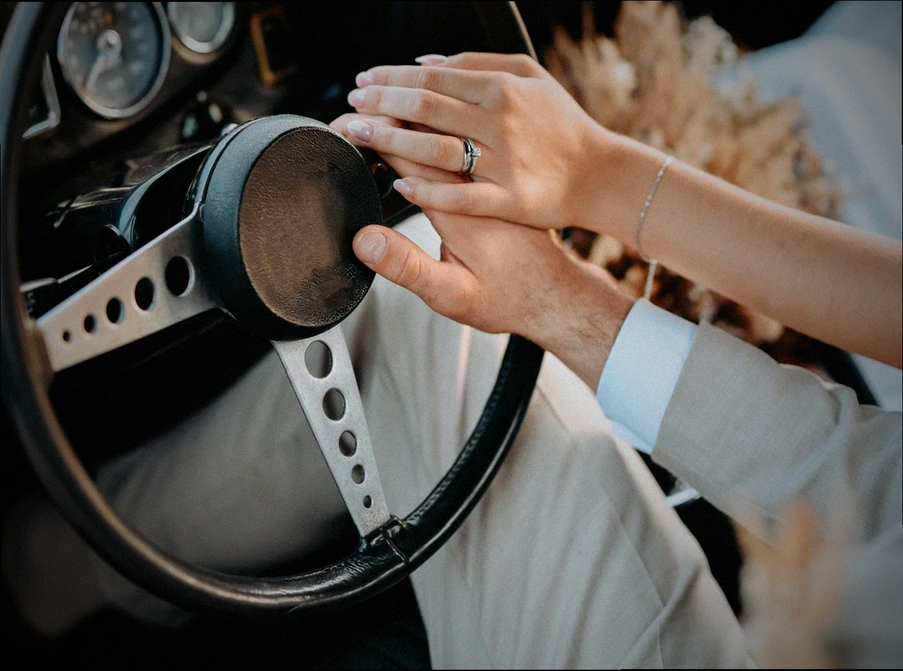 Trouwauto in gemeente Achtkarspelen