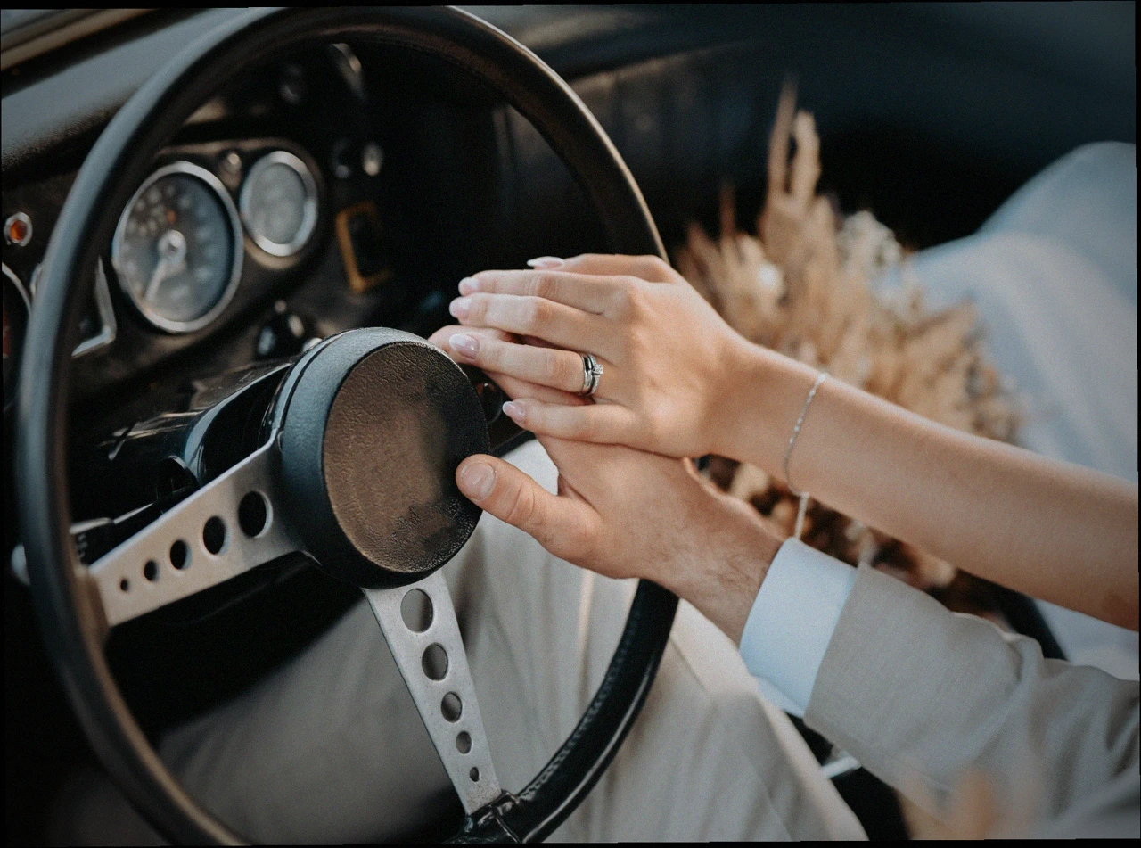 Trouwauto in gemeente Dantumadiel