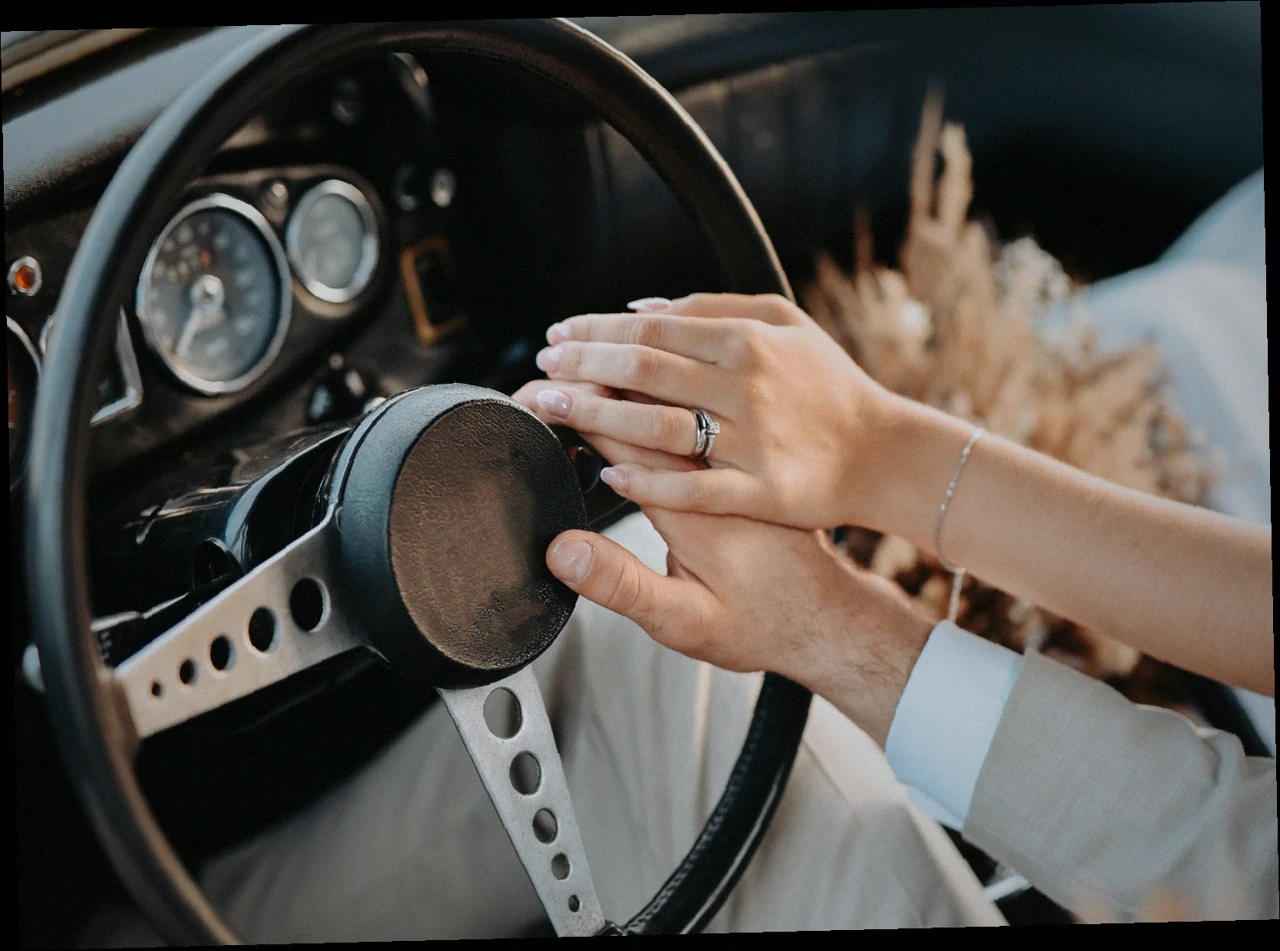 Trouwauto in gemeente De Fryske Marren