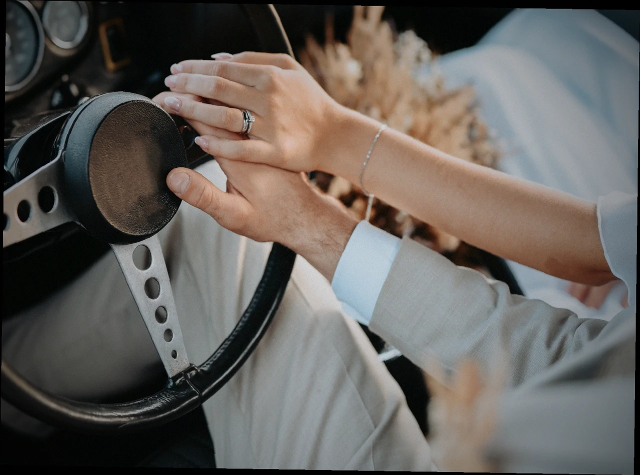 Trouwauto in gemeente Harlingen