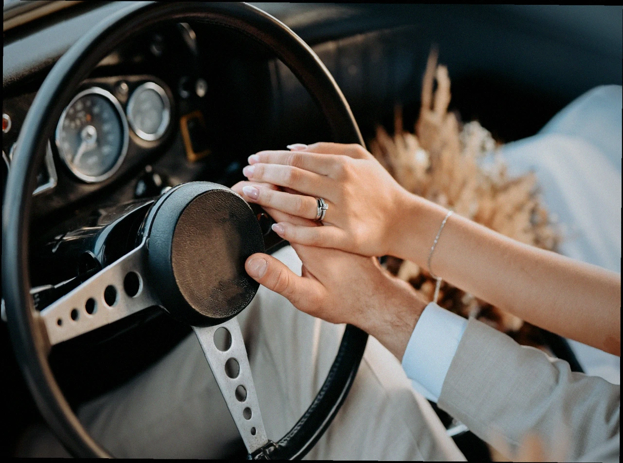 Trouwauto in gemeente Weststellingwerf