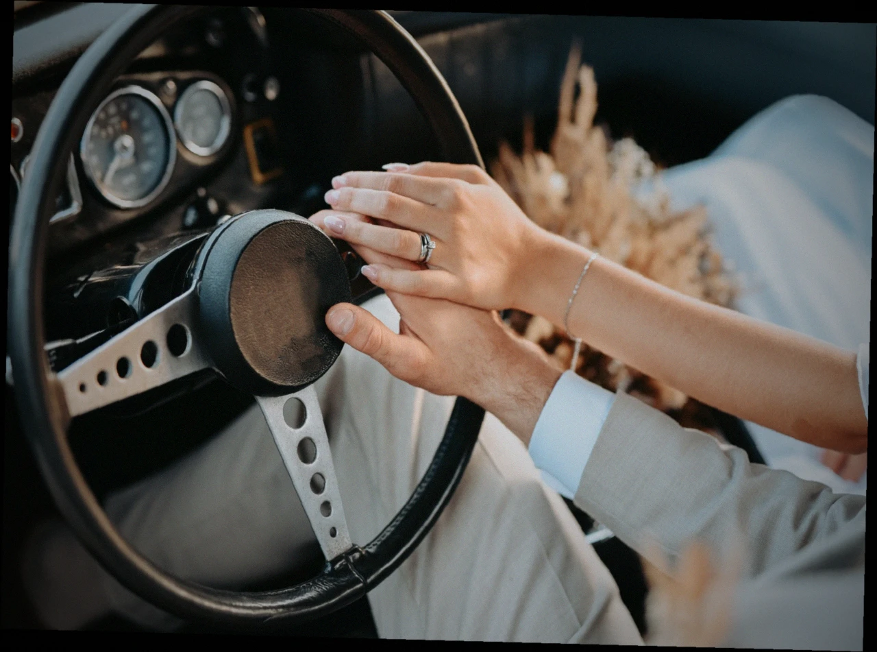 Trouwauto in gemeente Noordoostpolder