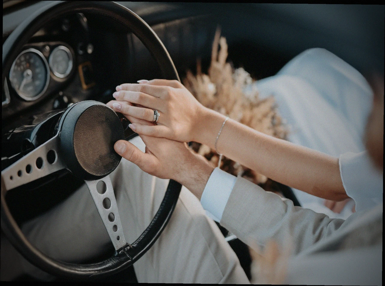 Trouwauto in gemeente Urk