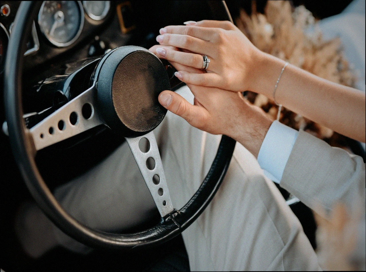 Trouwauto in gemeente Zeewolde