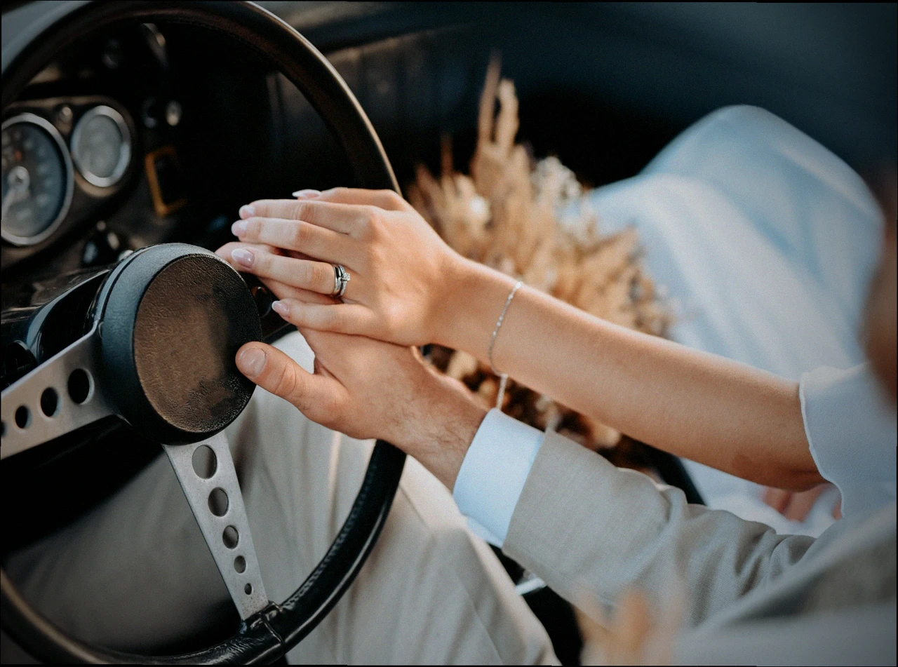 Trouwauto in gemeente Ede