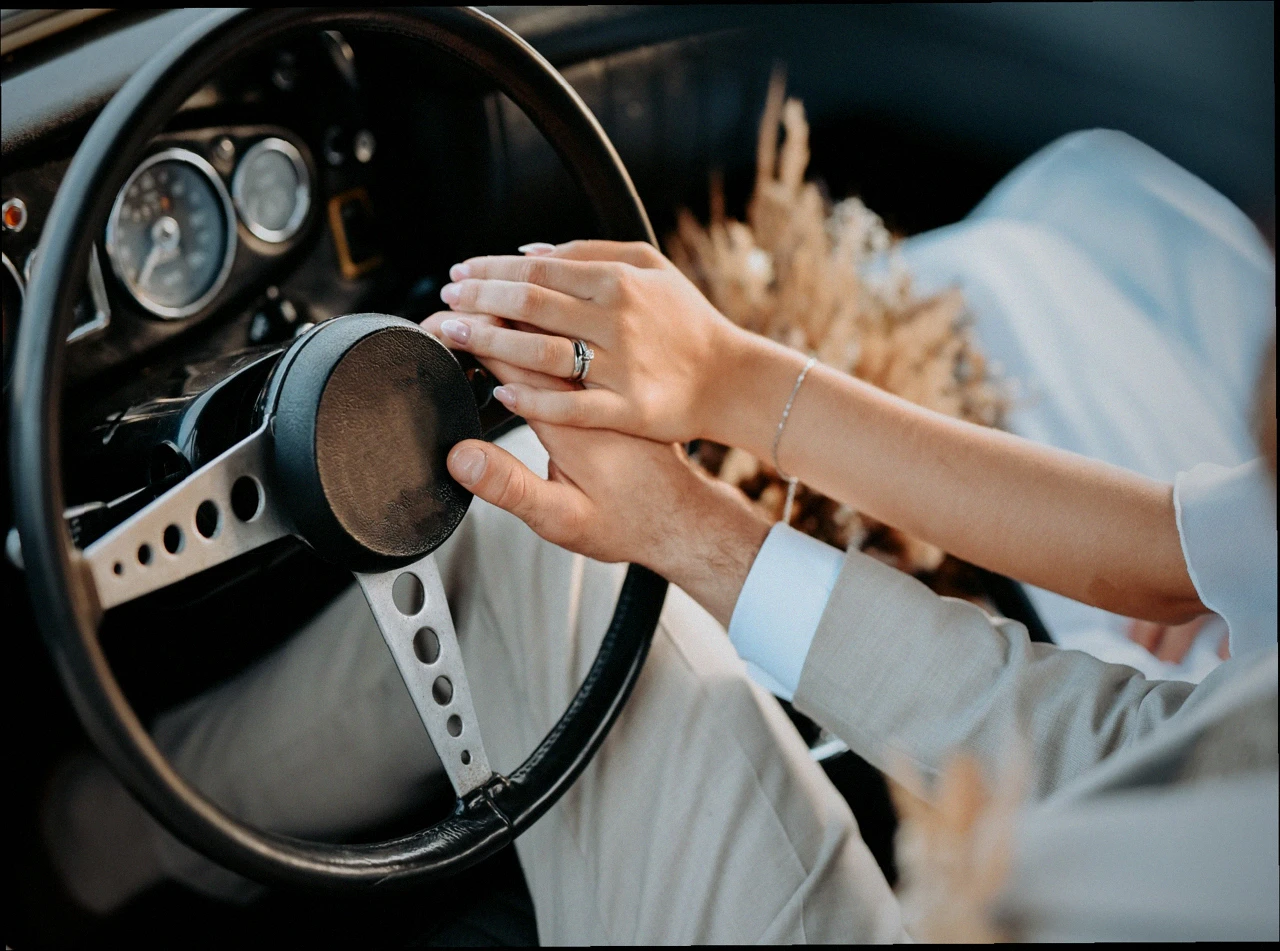 Trouwauto in gemeente Wageningen