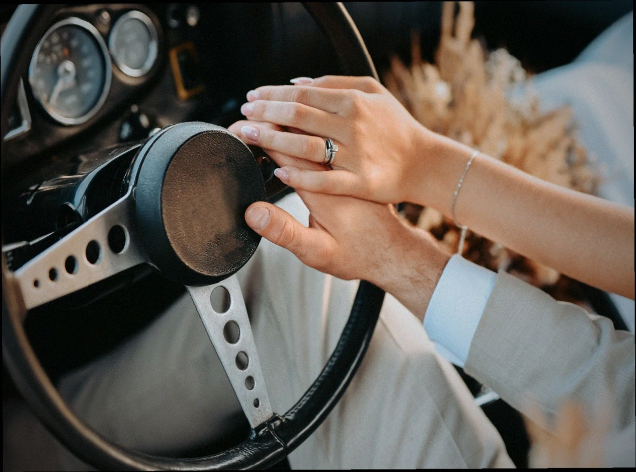 Trouwauto in gemeente Westerkwartier