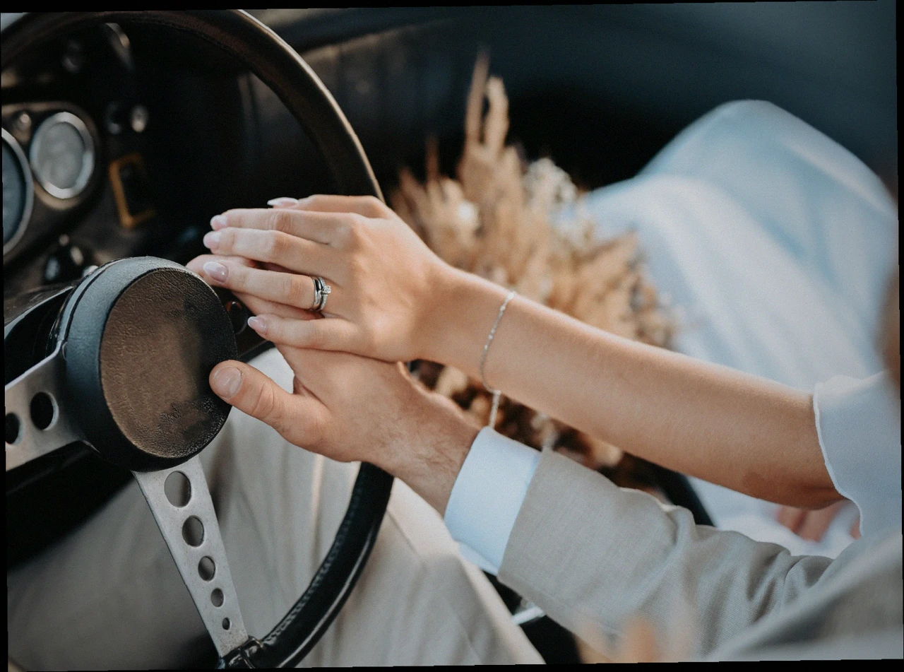 Trouwauto in gemeente Beek