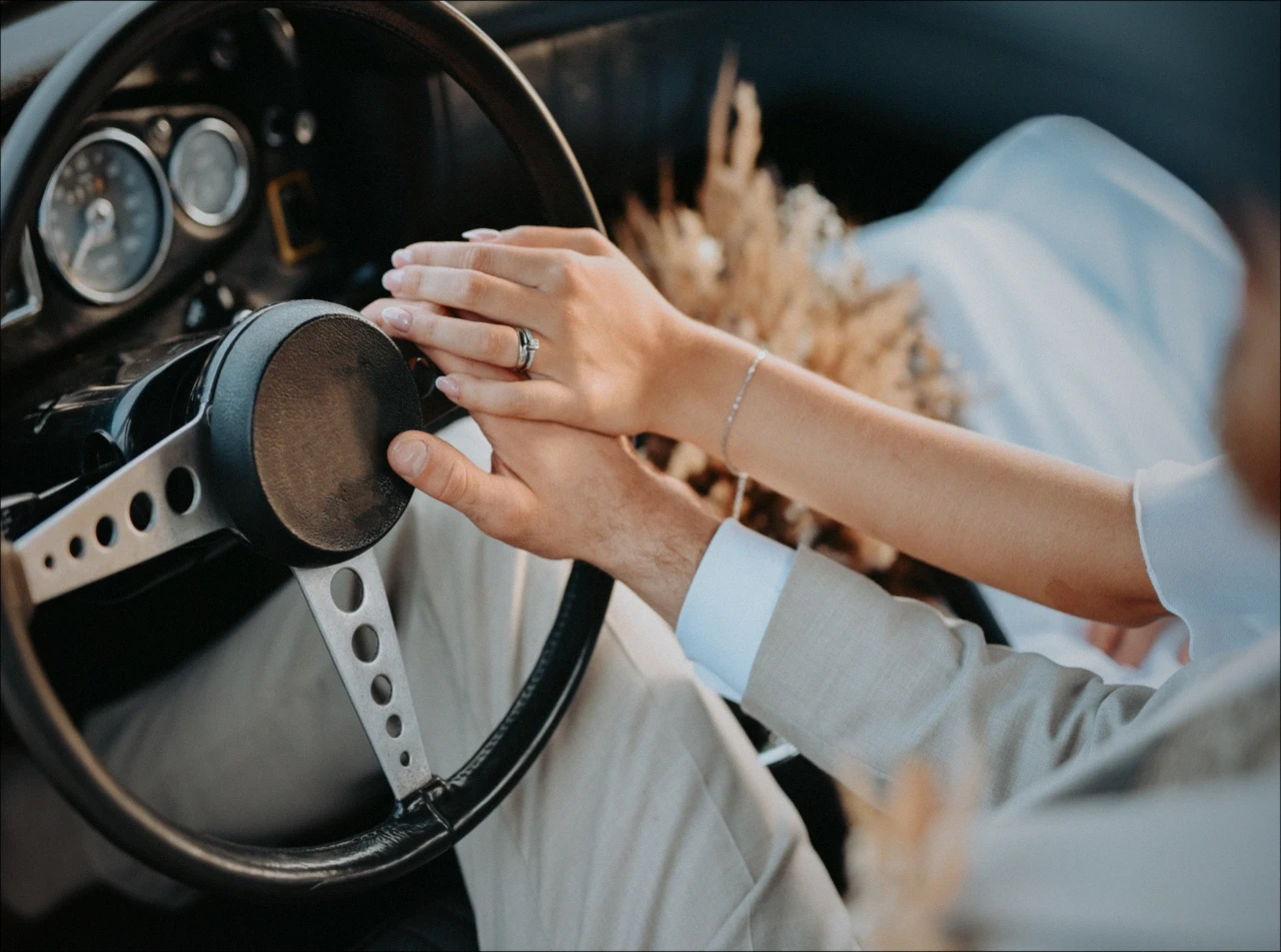 Trouwauto in gemeente Maasgouw