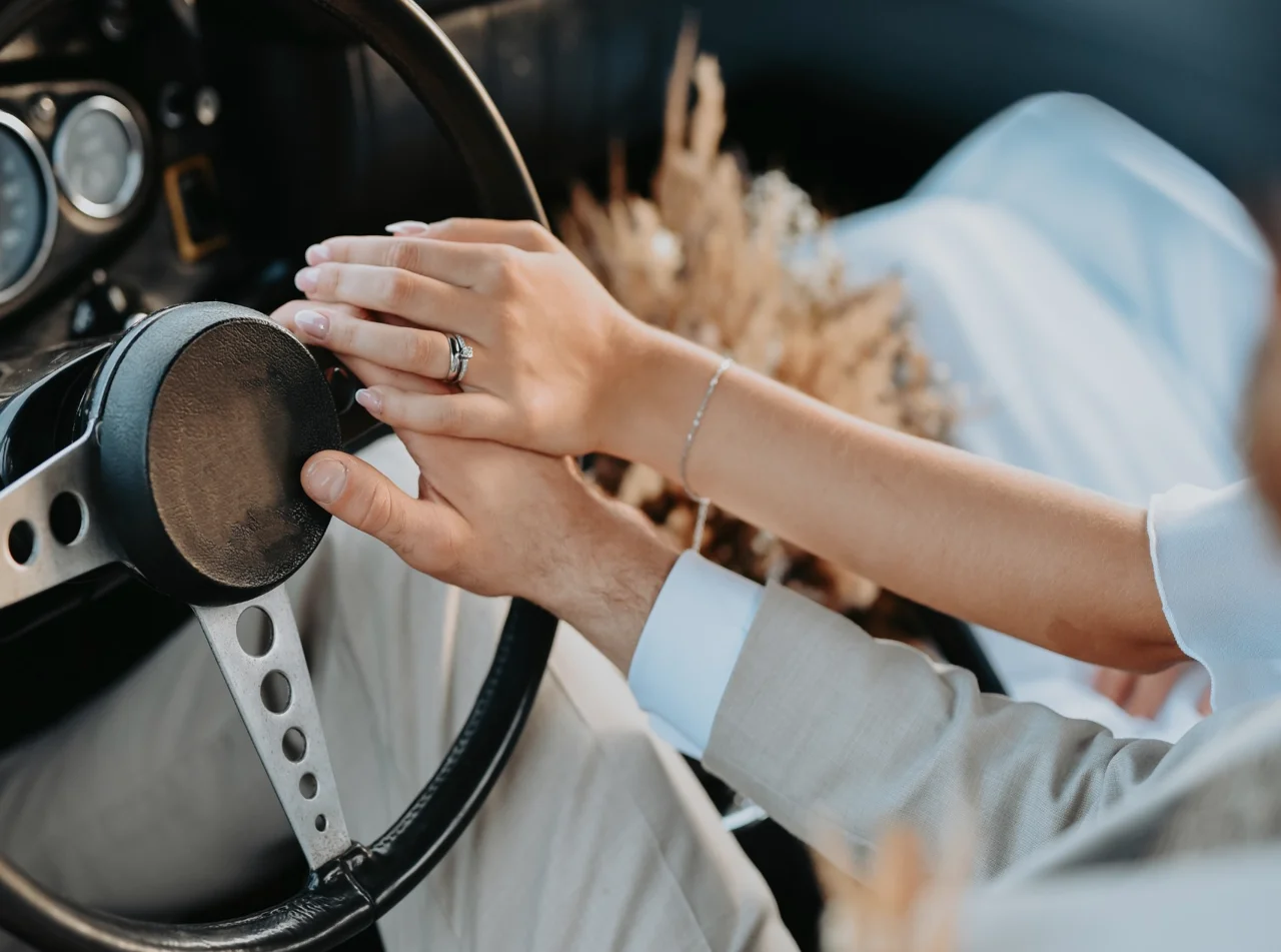 Trouwauto in gemeente Bergeijk