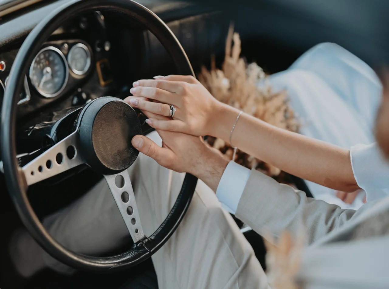 Trouwauto in gemeente Bergen op Zoom