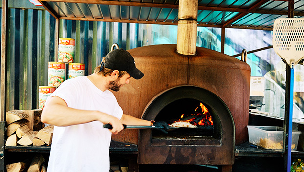 Woodovenpizza