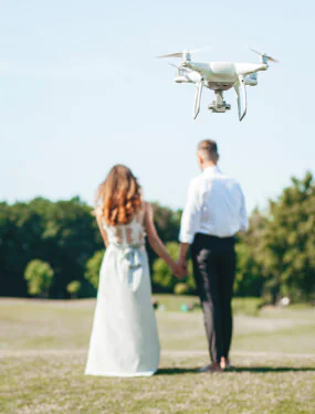 Bruiloft filmen | Videograaf met drone huren