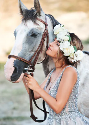 Koets met paarden | Romantisch trouwvervoer
