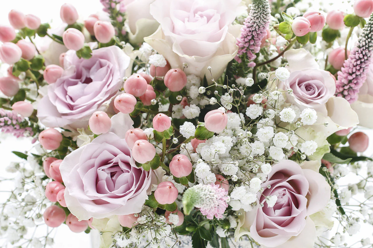 bruidsboeket kleur roze